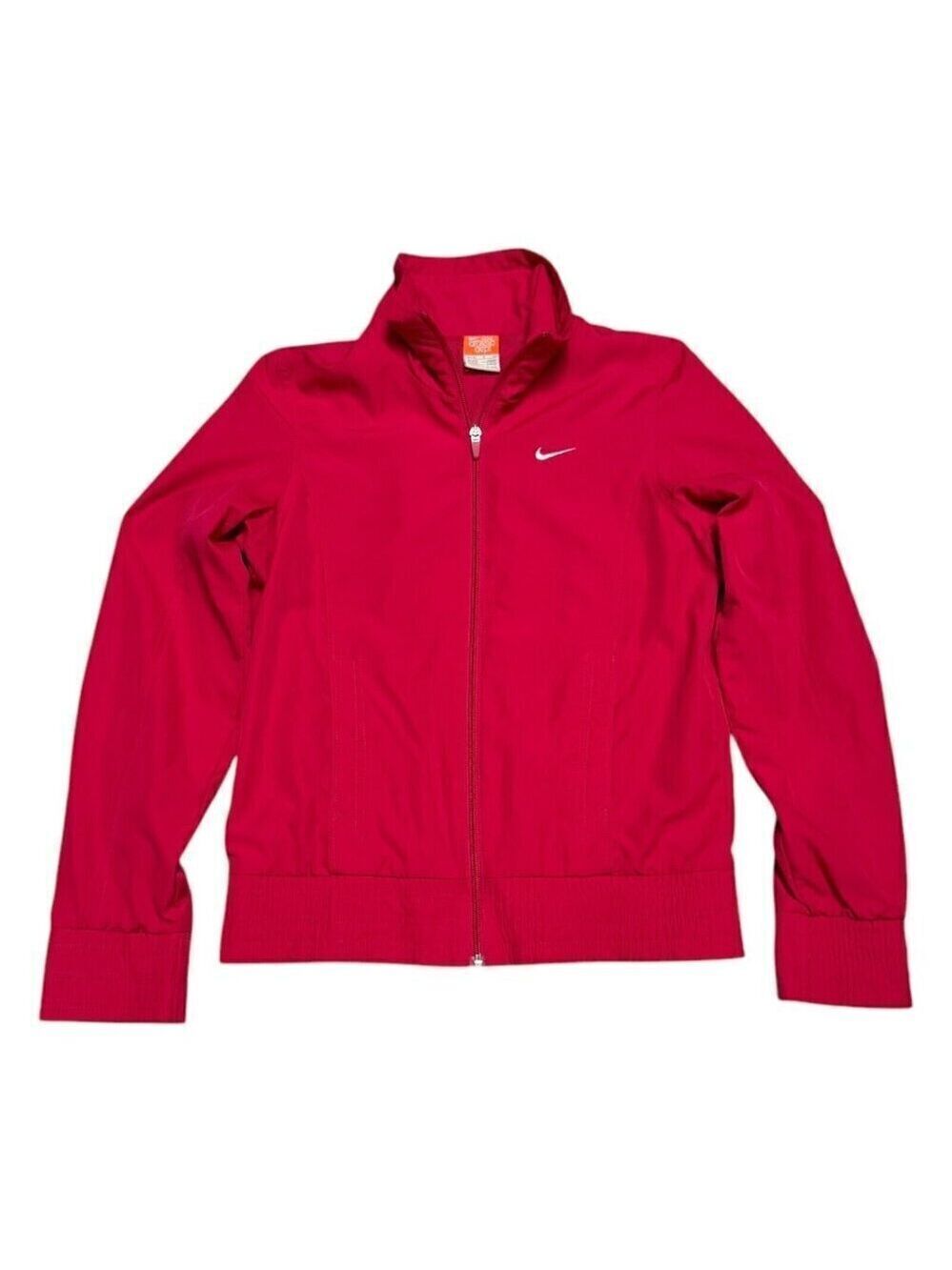 NIKE Pink Lightweight Windbreaker Activewear Bright Running Jacket Womens Small